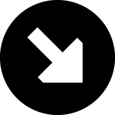 Circle Arrow Down Right Outline Svg Vector, Free Vectors File